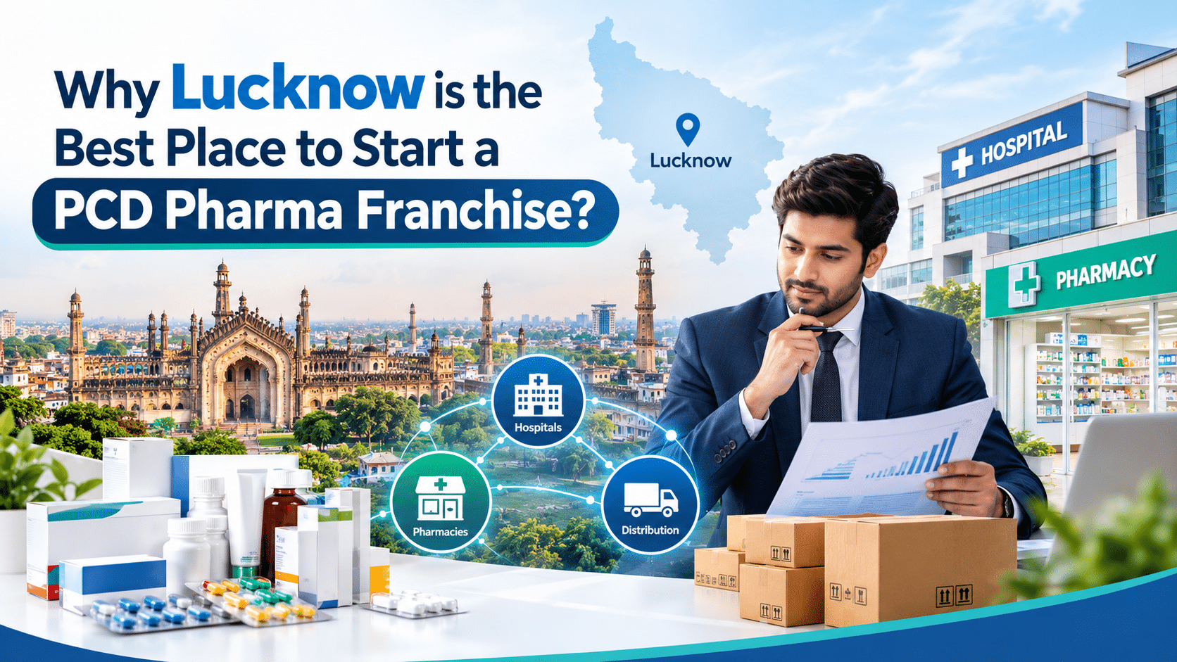 Top 10 PCD Pharma Franchise Companies in Lucknow Why Lucknow is the Best Place to Start a PCD Pharma Franchise?