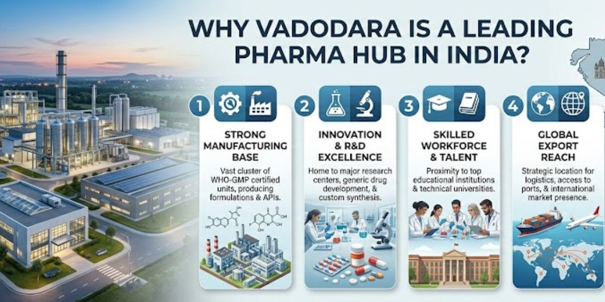 Top 10 PCD Pharma Franchise Companies in Vadodara Why Vadodara is a Leading Pharma Hub in India?
