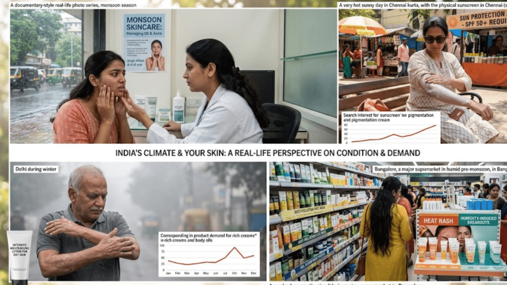 How Climate in India Affects Skin Conditions and Product Demand