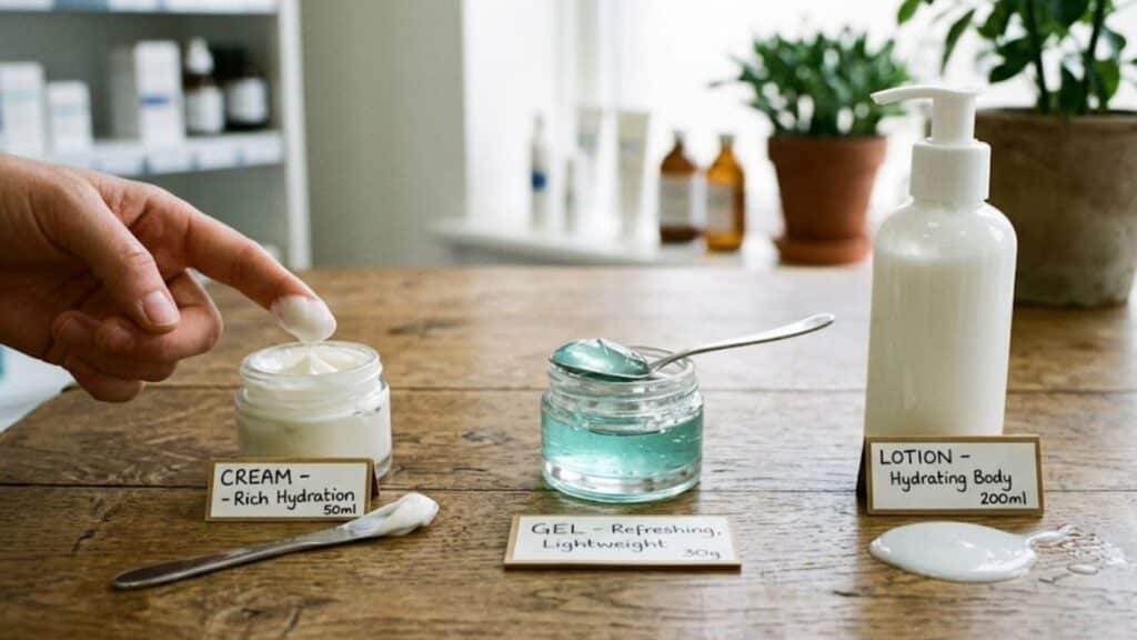 How Dermatology Formulations Work Creams vs Gels vs Lotions